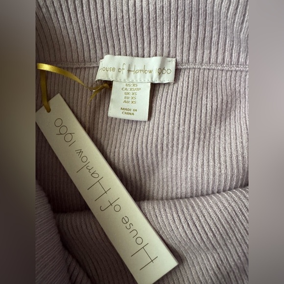 NWT House of Harlow Lilac 2 Piece Set Ribbed Tank Top and Maxi Skirt XS - Picture 8 of 9